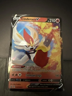 Cinderace V SWSH015 SWSH: Sword & Shield Promo Cards Holo - Image 1 of 2