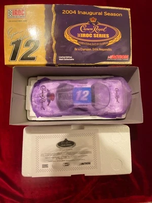 Vintag 2004 Ryan Newman #12 Crown Royal  IROC 1:24 Die Cast Action Lot 241 - Image 1 of 4