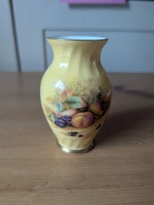 Aynsley Orchard Gold Vase - Picture 1 of 5