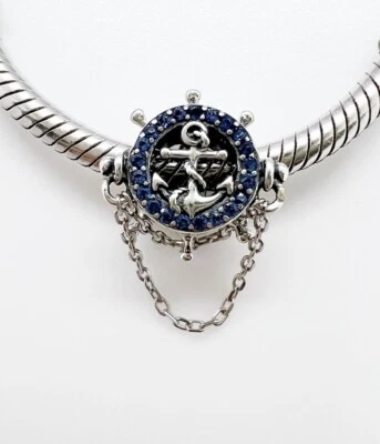 Atrapasueños Ancla Dije Cuentas Mar Océano Barco Genuino Plata de Ley 925 💖 Foto 1 de 4