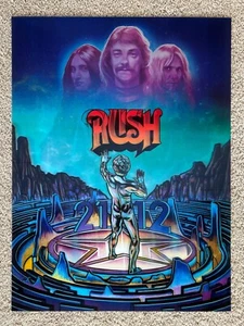 RUSH 2112 LENTICULAR Poster canadian rock neil peart geddy lee collectionzz - Picture 1 of 10