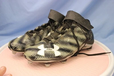 Chuteiras de futebol masculinas Under Armour C1N cinza EUA tamanho 11E - Imagem 1 de 4