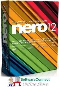 Nero 12 BURN CD DVD BURN & AUDIO VIDEO NEW For Windows 8, 7, Vista, XP only. - Picture 1 of 1