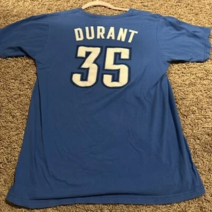 Adidas NBA Kevin Durant Oklahoma City Thunder T Shirt Mens Medium Tee Basketball - Picture 1 of 5
