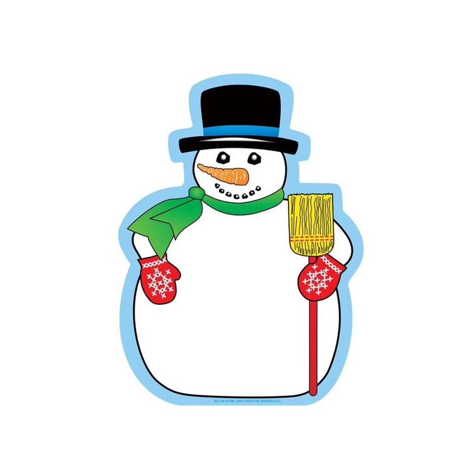 Creative Shapes Notepad Snowman Large - Image 1 of 1