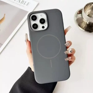 Frosted Mag Safe Shockproof Case for iPhone 16/16Pro/16Plus/16 ProMax Protection - Picture 1 of 8