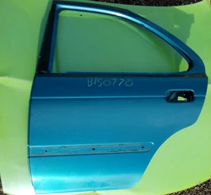NISSAN SENTRA 00-06 REAR LEFT DOOR PANEL 82153-5M030 OEM BLUE SHELL 200SX - Picture 1 of 21