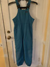 L.L. Bean Youth Large (14/16) Snowbibs Thinsulate Waterproof Teal EUC