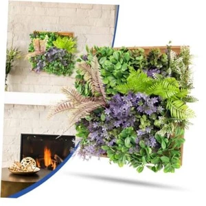 1 Piece Hanging Wall Artificial Plants for Home Decor Faux 3D Greenery Plant - Picture 1 of 7
