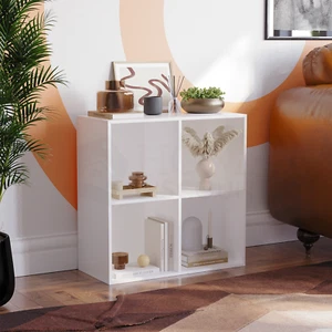 SALE 2x2 Cube Storage Unit Display Shelf Living Room Furniture White - Picture 1 of 8