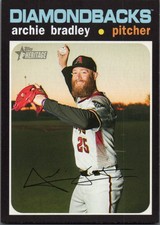 2020 Topps Heritage # 217  Archie Bradley Arizona Diamondbacks
