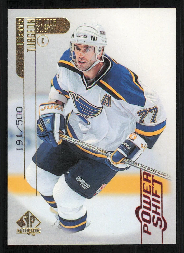 1998-99 SP Authentic Power Shift #73 Pierre Turgeon /500 - Image 1 of 2
