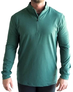 YATTA GOLF 1/4 ZIP LONG SLEEVE PULLOVER SAGE GREEN XL - Picture 1 of 2