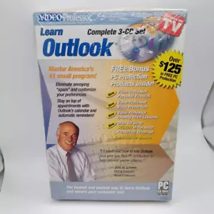 Video Professor Learn Outlook Complete 3-CD Set John W Scherer P036PS - New - Picture 1 of 2
