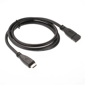 0.5M/1M USB3.1 Type-C USB-C Male to Female Data Sync Extension Cable OD4.8mm NEW - Picture 1 of 10