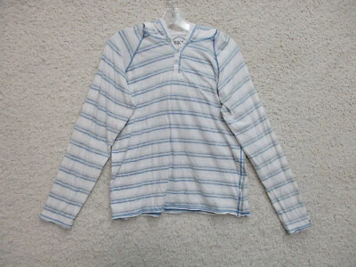 Suéter con Hebilla BKE Mediano Adulto Azul Blanco Rayas Sudadera con Capucha Calce Ajustado Informal Para Hombres M Foto 1 de 4