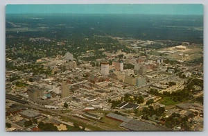 Postcard MS Jackson Aerial View Looking Northeast Downtown Business Section I9 - Picture 1 of 2