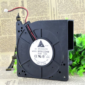 DELTA BFB1224M 24V 0.45A 12CM 12032 Turbo Blower Cooling Fan High Air Volume - Picture 1 of 5
