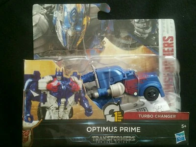 Transformers The Last Knight 1-Step Turbo Changer Optimus Prime Figure - Image 1 of 3