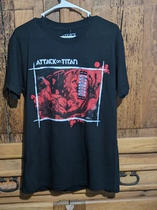 Attack On Titan T-Shirt Herren Medium schwarz Shirtärmel - Bild 1 von 4