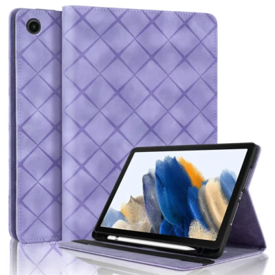 Funda con soporte de cuero para tablet Samsung Galaxy Tab A9 Plus A8 S10 S9 FE S6 Foto 1 de 4