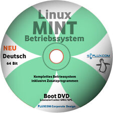 Linux MINT 64 Bit 2022 , komplettes Betriebssystem in deutsch