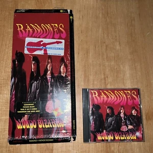 The Ramones Mondo Bizarro CD LongBox + CD W/ Most Wrap & Hype Stickers Vintage - Picture 1 of 22