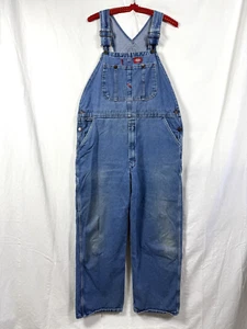 Salopette Dickies adulto 36x30 denim blu bavaglino salopette falegname utilità lavoro - Foto 1 di 11