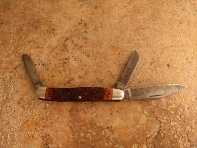 KABAR 1100 美国,3 刀片 Stockman 刀,4 — 第 1/4 张图片