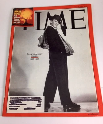 Vtg Frank Sinatra Time Magazine May 25, 1998 Francis Albert Sinatra 1915-1998 - Image 1 of 3