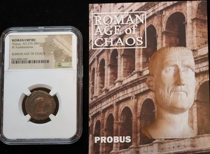 Authentic Roman Emperor Probus AD 276-282 Coin Certified by NGC with COA - Picture 1 of 3