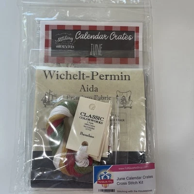 Stitching With the Housewives Calendar Crates-June kit - Image 1 of 3