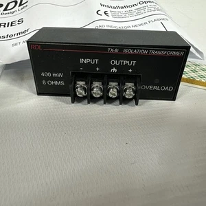 Trasformatore di isolamento RDL TX-81 nuovo vecchio magazzino - Foto 1 di 4