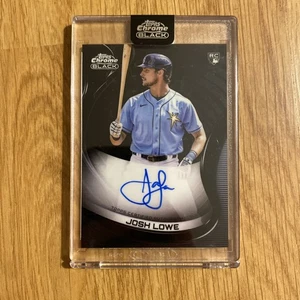 2022 Topps Chrome Black Auto Josh Lowe #CBA-JL Rookie Auto RC - Picture 1 of 1