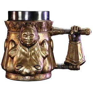 Nemesis Now Dark Souls Smough Tankard 15.5cm, Resin, Gold, Officially Licensed D - Picture 1 of 3