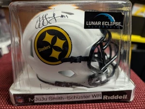 Pittsburgh Steelers handsigniert signed Mini Helm Coa BAS JuJu Smith Schuster - Bild 1 von 2