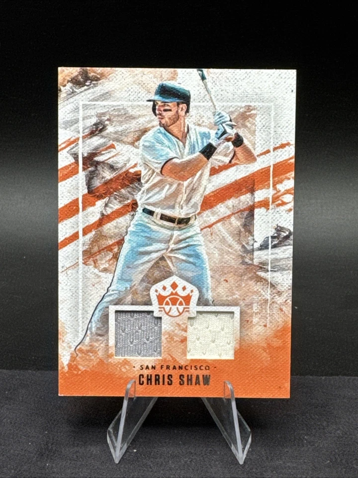 2019 Panini Diamond Kings - Dk Materials Chris Shaw #DMS-CS (MEM, RC) - Image 1 of 2