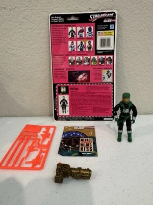 Figura de acción Hasbro GI Joe Star Brigade PAYLOAD 1993 100 % completa con tarjeta de archivo Foto 1 de 4