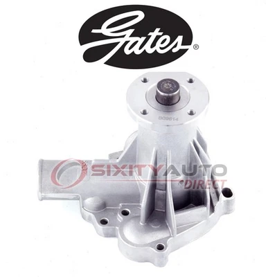 Gates Engine Water Pump for 1985-1989 Volvo 244 2.3L L4 - Coolant Antifreeze yk Foto 1 de 4
