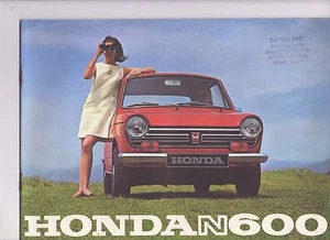 1968 HONDA N600 Scamp Car - 16 Page Sales Brochure - NOS - Picture 1 of 12