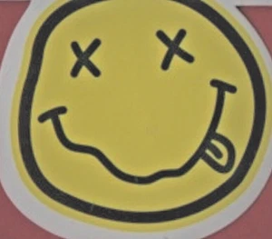 NIRVANA STICKER 9A 2.5" Matte finish logo SMILEY GRUNGE punk ROCK Alternative #3 - Picture 1 of 21