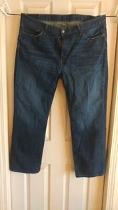  Levi's 505 Herren 40x30 Etikett gerades Bein normale Passform blau Jeans 41x30 tatsächliche Größe - Bild 1 von 12