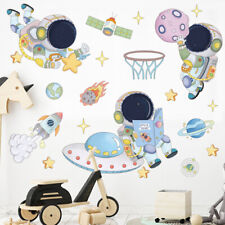 Space Astronaut Wall Stickers Children's Room Kindergarten Universe Wall Wal.WG
