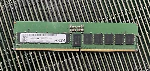 Micron DDR5 32GB RAM 1RX4 PC5-4800B-RC0-1010-XT ECC REG Memory Server 4800MHz - Picture 1 of 1