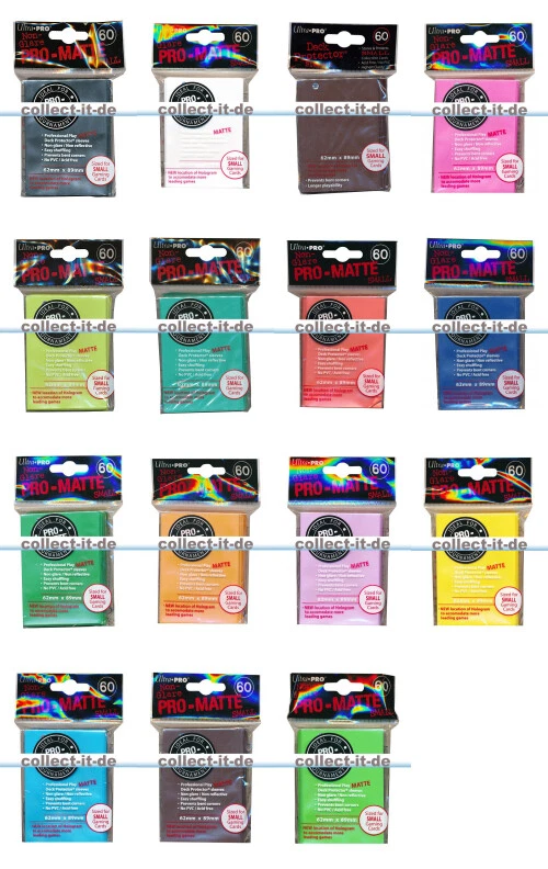 Ultra Pro-Matte-Hüllen -small- viele verschiedene Farben - zum aussuchen! - Bild 1 von 1