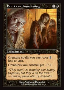 MTG HEARTLESS SUMMONING 383 EXC - EVOCAZIONE CRUDELE - INR X EN - MAGIC - Picture 1 of 1