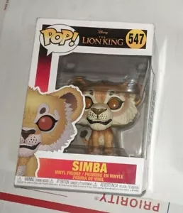 Funko POP! Disney - LION KING MOVIE: SIMBA #547 889698385435 nice w/ box wear - Picture 1 of 6