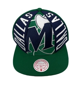 Mitchell & Ness Dallas Mavericks Big Face Callout HWC Adjustable Snapback Hat - Picture 1 of 6