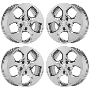 17" Dodge Grand Caravan Journey Bright Chrome wheels rims Factory OEM set 2590 - Picture 1 of 8