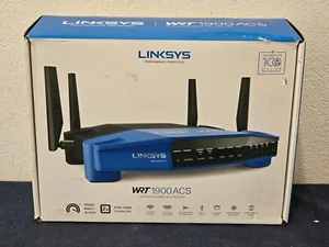 LINKSYS WRT 1900 ACS Dual Band Gigabit Wi-Fi Router - TESTED - Picture 1 of 6